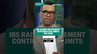 IRS raises retirement contribution limits for 2025 Here’s what to know shorts [upl. by Furtek]