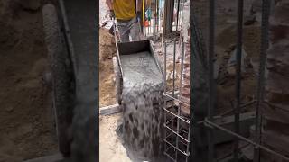 Pillar foundation grouting process concrete pillar construction [upl. by Isle]