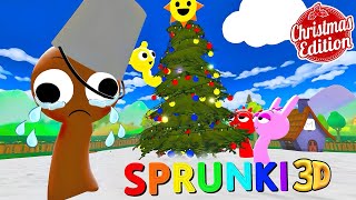 LOS SPRUNKIS SE PREPARAN PARA LA NAVIDAD SPRUNKI 3D [upl. by Hailed]