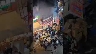 Hyderabad firecracker shop fire incident 🥹 [upl. by Isewk]