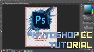 How to create a PosterBannerFlyer in Photoshop CS6CC  2015  HD [upl. by Arnuad]