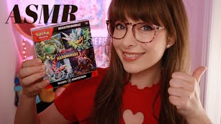 ASMR ♡ A Peaceful Pokémon TCG Opening ✧ Hunting for the Eevee Alt Art RARE Card ♡ [upl. by Adnovad]