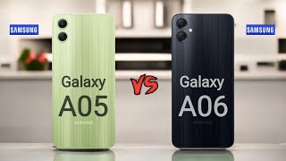 Samsung Galaxy A05 4G vs Samsung Galaxy A06 4G [upl. by Zevahc]