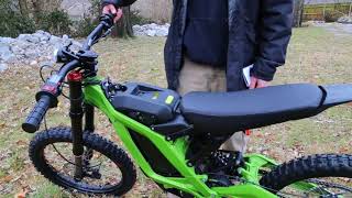 Sur Ron Bee electric motorcycle Professional Review [upl. by Dorita167]