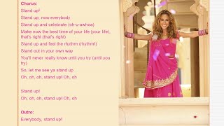 Stand Up The Cheetah Girls Lyrics [upl. by Mathia877]