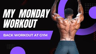 My Monday workout  Back workout  Gym Short Motive [upl. by Deutsch]