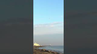 Lido di Ostia Autumn in the legacies of the Roman Empire travel italy shorts nature sea sky [upl. by Eiderf]