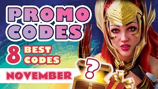 🍂🎯 8 Killer NOVEMBER Raid Codes 🎯🍂 Raid Shadow Legends Promo Codes ➕ Free Sun Wukong amp 2M Silver [upl. by Mlohsihc]