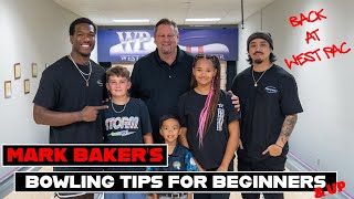 Bowling Tips For Beginners and Up Mark Baker Coaching Kids [upl. by Malcom]