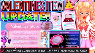 VALENTINES DAY UPDATE OUT NOW SETS  ACCESSORIES CAME BACK amp NEW FURNITURE ROBLOX Royale High [upl. by Nivag]