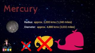 Planet Mercury Learn Space and Science for Kids [upl. by Samp]