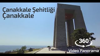 Çanakkale Şehitliği 360 Video Panorama Gezinti [upl. by Sturdivant]