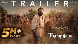 Thangalaan  Trailer Telugu  Chiyaan Vikram  K E Gnanavelraja  Pa Ranjith  G V Prakash Kumar [upl. by Notneb]