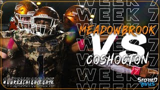 HIGH SCHOOL FOOTBALL  Meadowbrook vs Coshocton  HIGHLIGHT [upl. by Anastice492]