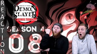 SOS Bros React  Demon Slayer Season 4 Episode 8  The Hashira Unite [upl. by Beka]