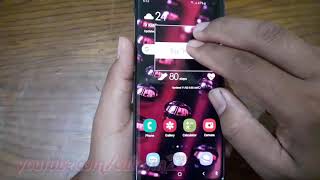 Samsung Galaxy S10  How to enable or disable Magnifier window android pie [upl. by Ikilisav]