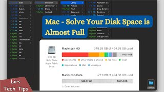 Mac  Solve Your Disk Space is Almost Full [upl. by Modeste]