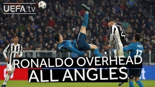 CRISTIANO RONALDO OVERHEAD KICK FROM ALL ANGLES GoalOfTheSeason [upl. by Madge]