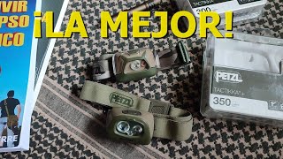 Linterna IDEAL Para Supervivencia Petzl TACTIKKA  350 lumen‼️👍 [upl. by Pearla]