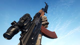 Heavy Suppressive Fire with modded RPK  Squad [upl. by Anyaled794]