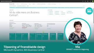 Tilpasning af finanskladde design  Brandt365  Business Central [upl. by Cyb460]