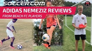 adidas NEMEZIZ Cleat Reviews by Beach FC Players [upl. by Tybi]