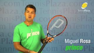 Prince Tour 100T Tennis Racquet Review  Tennis Plaza [upl. by Budding]