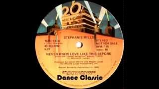 Stephanie Mills  I Never knew Love Like Before 12quot Mix [upl. by Sanfred]