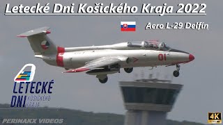 Aero L29 Delfín 🇸🇰 ▲ Košice Airshow 2022 [upl. by Eibreh]