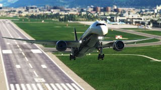 Boeing 787 Dreamliner Takeoff from Innsbruck [upl. by Nylessej451]