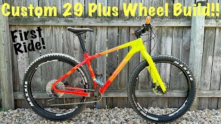 Custom 29 Plus Wheel Build for Salsa Beargrease Fat Bike  Hardtail Fatbike [upl. by Morocco]