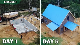 Building A Timber Frame House In 5 Days  Martha’s Vineyard  Project Overview [upl. by Smiley]