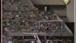 Kerri Strug  1992 Olympics Team Optionals  Uneven Bars [upl. by Ursulette465]