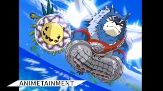 Digimon Savers Masarus RizeGreymon Defeat Blossomon with one shot [upl. by Undine]