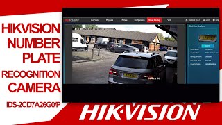 HIKVISION iDS2CD7A26G0Pizhs ANPR Number palate recognition IP Camera setup to catch cars plate [upl. by Thorley113]