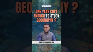 One year isnt enough to study Geography [upl. by Kylah]