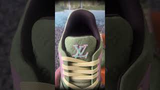 Tyler the Creator x LV Trainer ‘Green’ detailed look from Correcrkickz lv shorts sneakers [upl. by Nakre]