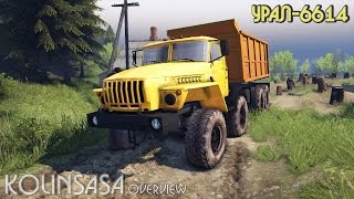 Spintires 2014  Урал6614 [upl. by Tiphanie]