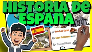 🔴 La HISTORIA de ESPAÑA  Resumen para NIÑOS en 10 minutos [upl. by Iroj]