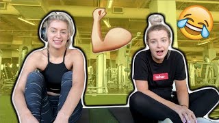 TEACHING TANA MONGEAU HOW TO WORKOUT  WEIGHT LOSS JOURNEY [upl. by Wrigley]