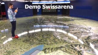 MSE Geoinformationstechnologie MTh 1 2015 AR App Swissarena [upl. by Aihsemot]