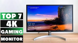 Top 7 Best 4k Gaming Monitors in 2024 [upl. by Ardnac]