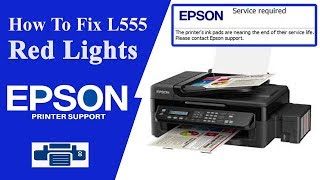 Epson L555 Resetter  How to Reset Printer waste Ink Pad January 2024 [upl. by Aerdnac]