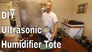 How to Build an Ultrasonic Humidifier Tote for Mushroom Growing [upl. by Mattah]