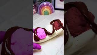 Satisfying Slime Cooking✨🌈 Slime Baking Kit Banana Split Ice  Cream asmr slime satisfyingvideo [upl. by Yreneh]