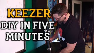 DIY 5 Minute Keezer Build  Put Your Beer On Tap [upl. by Wallace760]