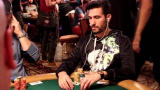 WSOP17 Skyboy vs Sammartino no Dia 5 do Main Event [upl. by Atiluj]