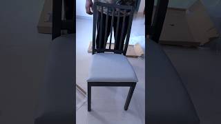 IKEA Dining Chair Assembly  Ekedalen Chair [upl. by Neelhtak191]