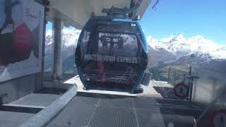 01092023 Discesa integrale cabinovia Doppelmayr quotMatterhorn Express IIIIIIquot  Zermatt CH [upl. by Benildis]