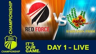 🔴LIVE TampT vs Barbados  Day 1  West Indies Championship  Thursday 5th March 2020 [upl. by Oaht]